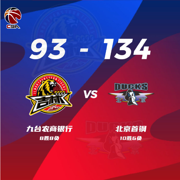 12月21日 CBA常规赛 吉林vs北京 全场录像