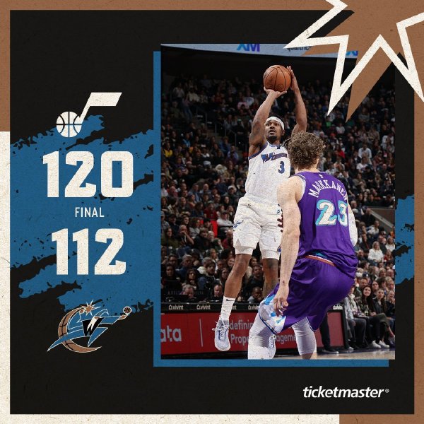 12月23日 NBA常规赛 奇才vs爵士 全场录像