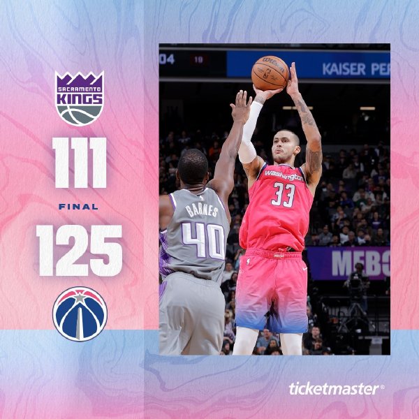 12月24日 NBA常规赛 奇才vs国王 全场录像