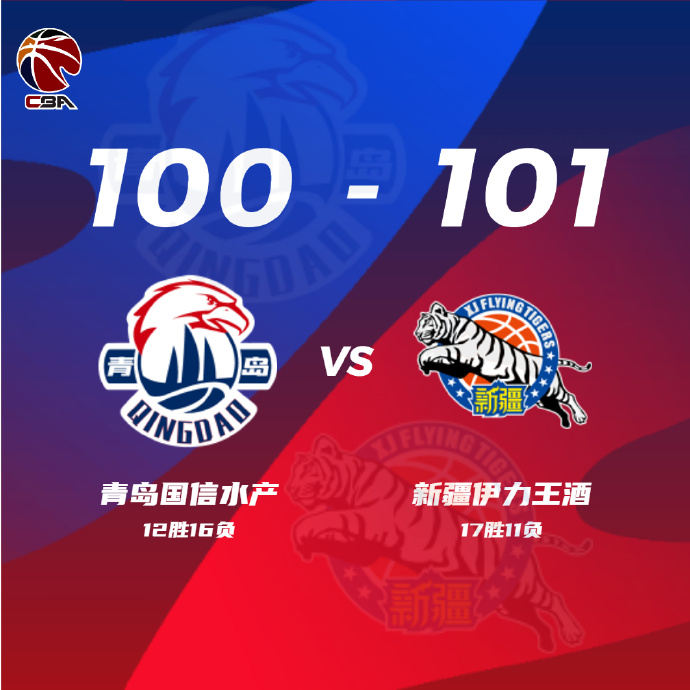 01月17日 CBA常规赛 青岛vs新疆 全场录像