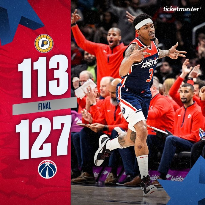 02月12日 NBA常规赛 步行者vs奇才 全场录像