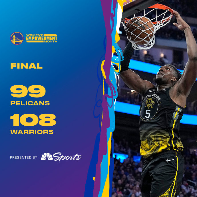 03月04日 NBA常规赛 鹈鹕vs勇士 全场录像