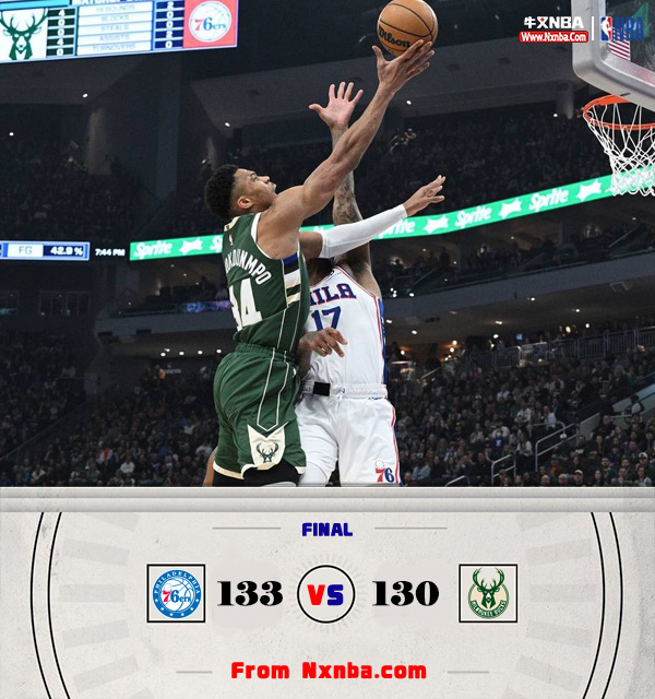 03月05日 NBA常规赛 76人vs雄鹿 全场录像
