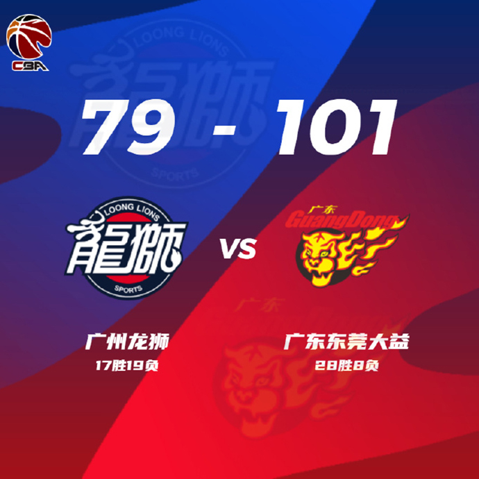 03月17日 CBA常规赛 广州vs广东 全场录像