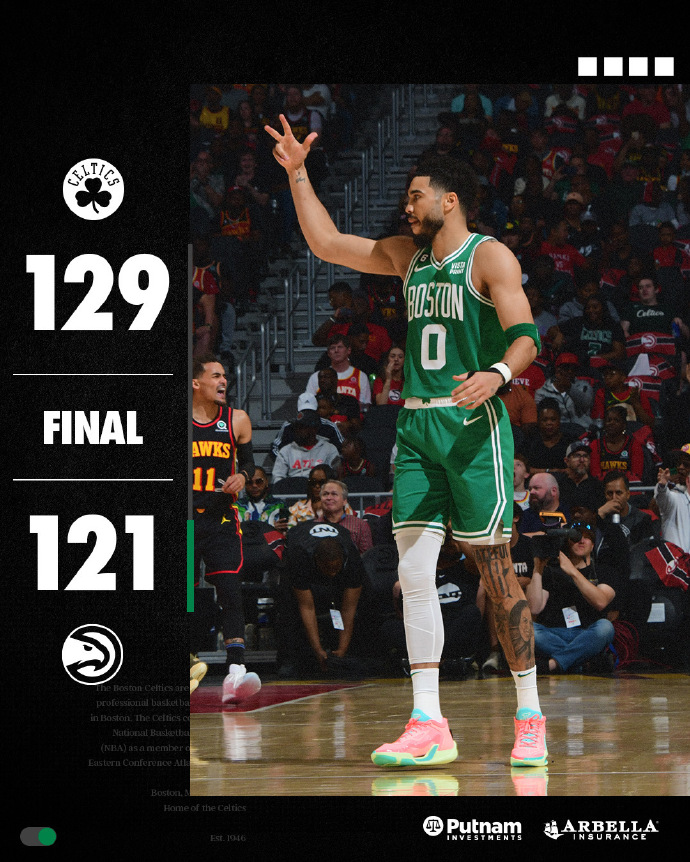 04月24日 NBA季后赛首轮G4 凯尔特人vs老鹰 全场录像