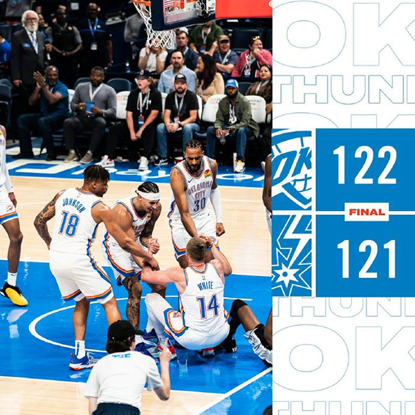 10月10日 NBA季前赛 马刺vs雷霆 全场录像