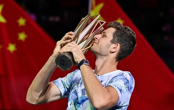 2023ATP上海大师赛男单决赛 卢布列夫vs胡尔卡奇 全场录像