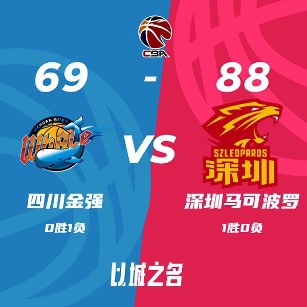 10月22日 CBA常规赛 四川vs深圳 全场录像