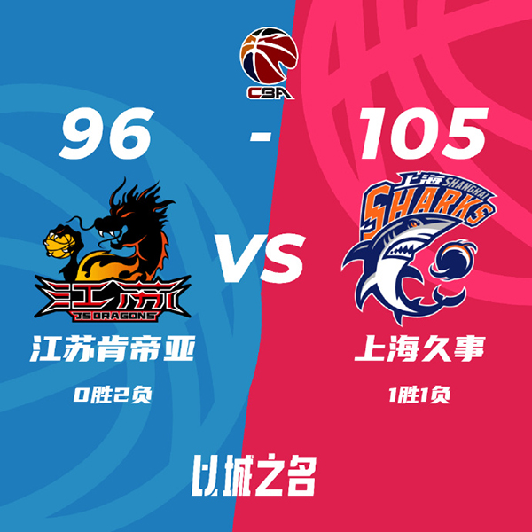 10月25日 CBA常规赛 江苏vs上海 全场录像