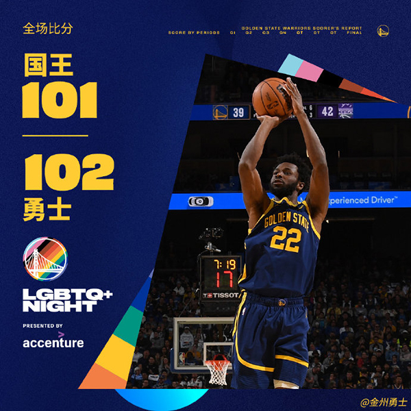 11月02日 NBA常规赛 国王vs勇士 全场录像