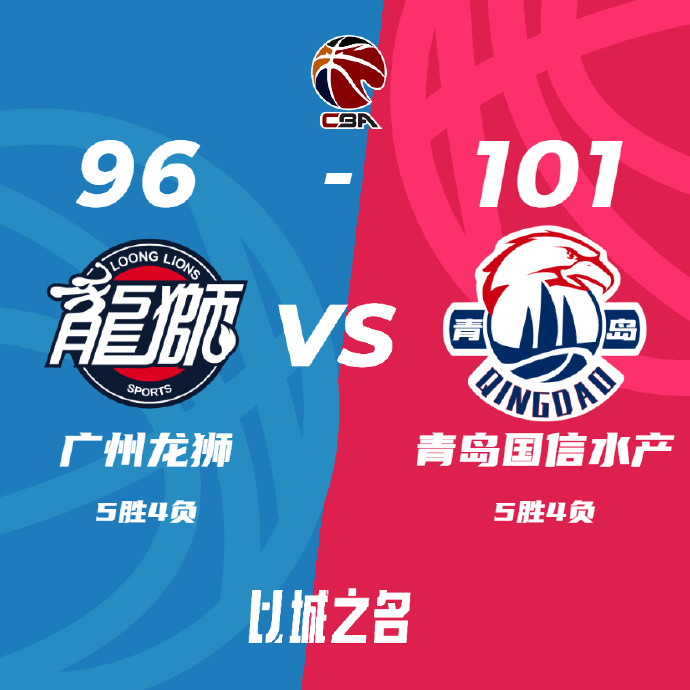 11月13日 CBA常规赛 广州vs青岛 全场录像
