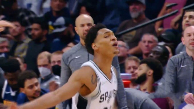 2022.4.6NBA全场录像回放 马刺vs掘金