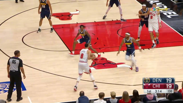 2022.10.8NBA全场录像回放 掘金vs公牛