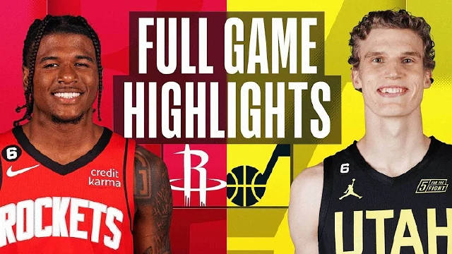 2022.10.27NBA全场录像回放 火箭vs爵士
