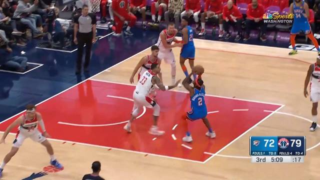 2022.11.17NBA全场录像回放 雷霆vs奇才
