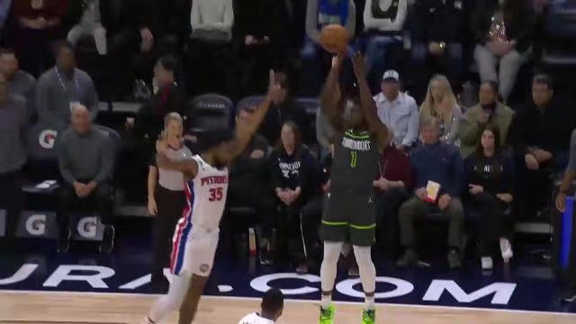 2023.1.01NBA录像回放高清 活塞vs森林狼