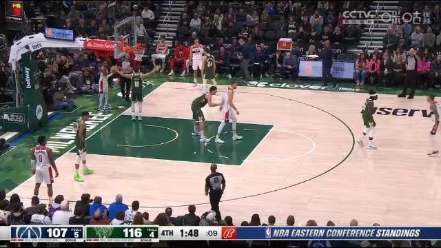 2023.1.4NBA全场录像回放 奇才vs雄鹿