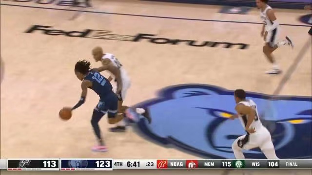 2023.1.12NBA全场录像回放 马刺vs灰熊