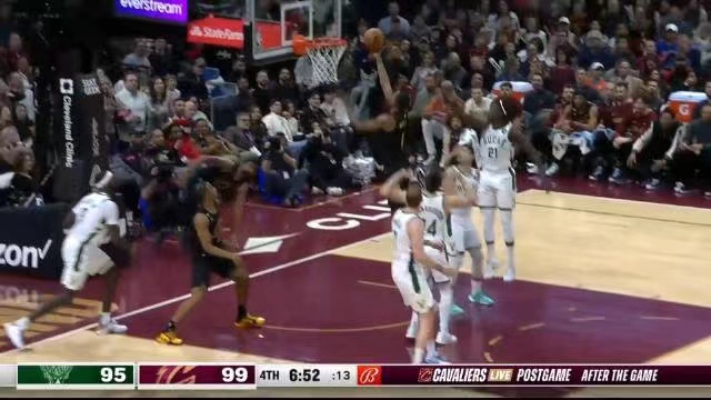 2023.1.22NBA全场录像回放 雄鹿vs骑士