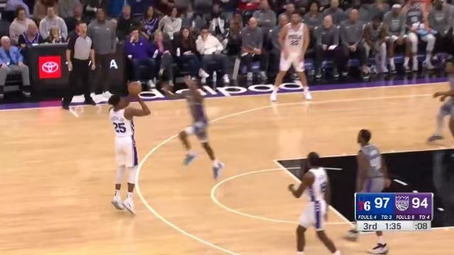 2023.1.22NBA全场录像回放 76人vs国王