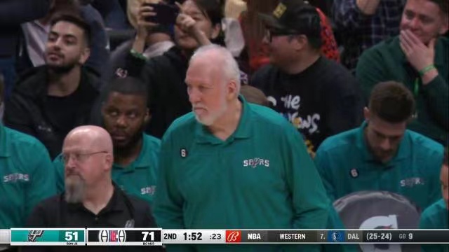 2023.1.27NBA录像回放高清 马刺vs快船