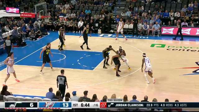 2023.3.6NBA录像回放高清 爵士vs雷霆