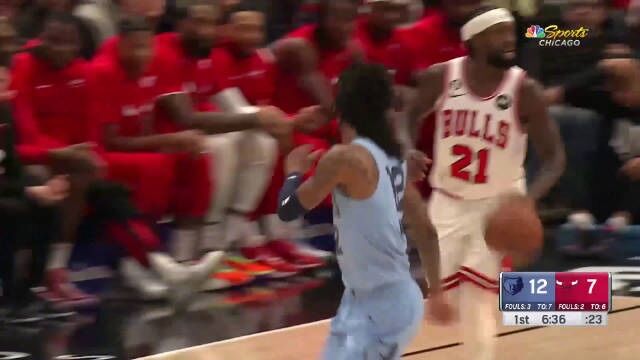 2023.4.3NBA录像回放高清 灰熊vs公牛