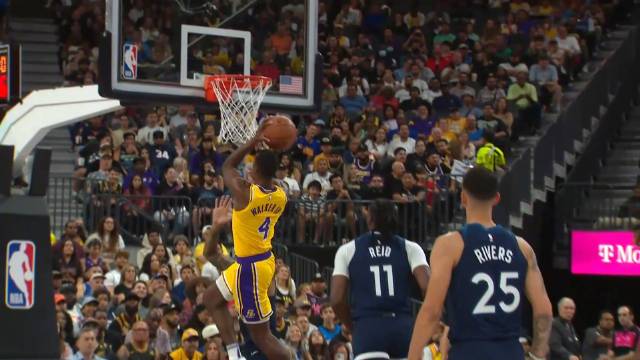 2022.10.7NBA录像回放 森林狼vs湖人 免费更新