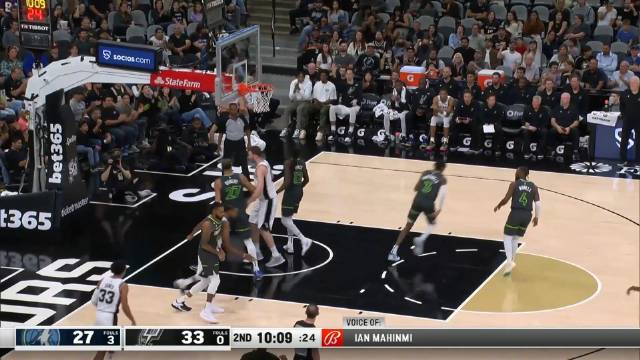 2022.10.31NBA录像高清回放 森林狼vs马刺 免费更新