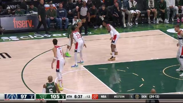 2023.1.4NBA录像高清回放 奇才vs雄鹿 免费更新