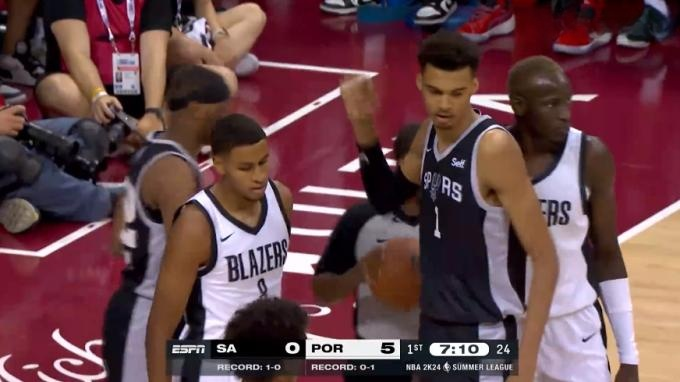 2023.7.10NBA录像高清回放 马刺vs开拓者 免费更新